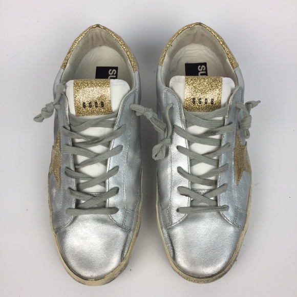 GOLDEN GOOSE Superstar Distressed Sneakers \\ 41 - Picture 3 of 11